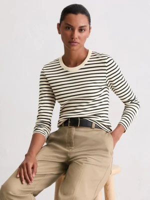 Regularny longsleeve w paski Marc O'Polo