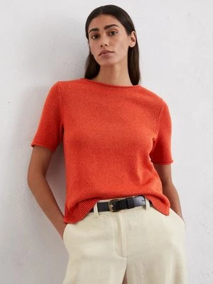 Regularny sweter z krótkim rękawem Marc O'Polo