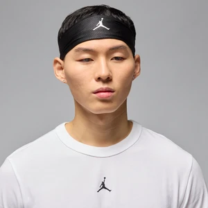 Regulowana opaska na głowę Dri-FIT Jordan Performance Sport - Czerń