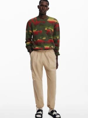Regulowane spodnie cargo Desigual