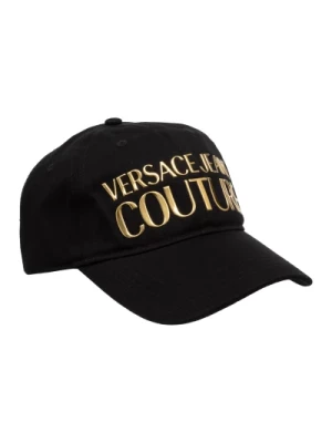 Regulowany Gładki Logo Hat Versace Jeans Couture