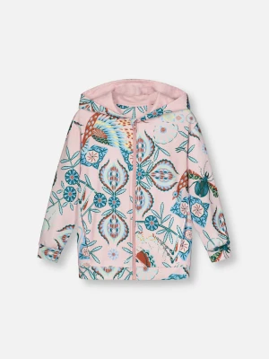 Reima Bluza "Timotei" w kolorze jasnoróżowo-brązowo-niebieskim rozmiar: 158/164