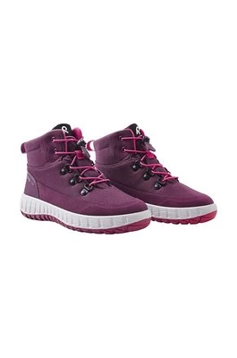 Reima buty zimowe dziecięce kolor fioletowy