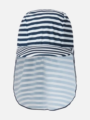 Reima Czapka "Kilpikonna" w kolorze granatowo-białym z osłoną karku rozmiar: 44-46 cm