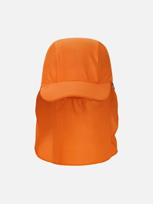 Reima Czapka "Kilpikonna" w kolorze pomarańczowym z osłoną karku rozmiar: 44-46 cm