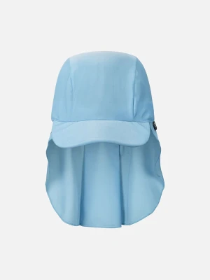 Reima Czapka "Mustekala" w kolorze błękitnym z osłoną karku rozmiar: 44-46 cm