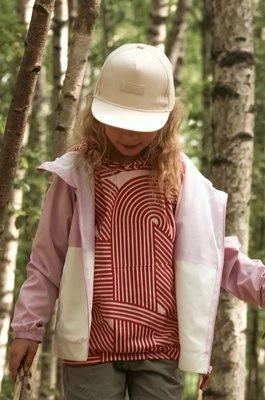 Reima czapka z daszkiem bawełniana dziecięca Lippis kolor biały gładka