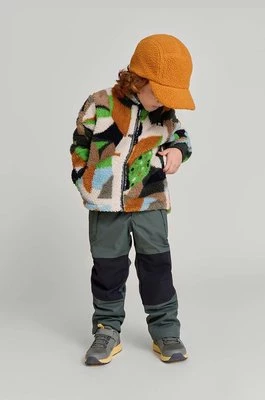 Reima czapka z daszkiem dziecięca Piilee kolor pomarańczowy wzorzysta
