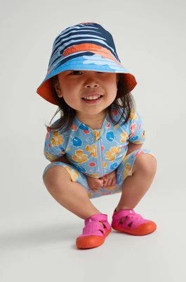 Reima kapelusz dwustronny dziecięcy Viehe kolor pomarańczowy
