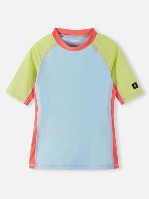 Reima Koszulka kąpielowa "Joonia" w kolorze błękitno-pomarańczowo-zielonym rozmiar: 164