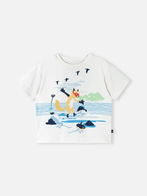 Reima Koszulka "Siirto" w kolorze białym rozmiar: 104