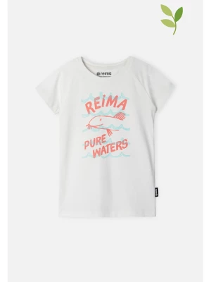 Reima Koszulka "Silein" w kolorze białym rozmiar: 116