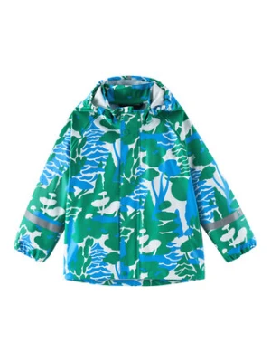 Reima Kurtka przeciwdeszczowa Vesi 5100025A Zielony Regular Fit