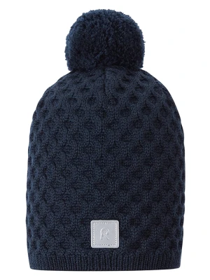 Reima Wełniana czapka "Nyksund" w kolorze granatowym rozmiar: 52 cm
