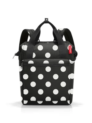 Reisenthel Plecak "Allrounder R" w kolorze czarno-białym - 31 x 39 x 17 cm rozmiar: onesize