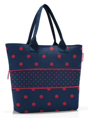 Reisenthel Shopper bag "E1" w kolorze granatowo-czerwonym - 50 x 26,5 x 16,5 cm rozmiar: onesize