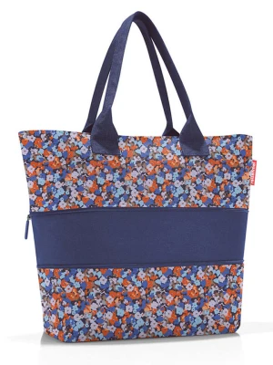 Reisenthel Shopper bag "E1" w kolorze granatowym ze wzorem - 50 x 26,5 x 16,5 cm rozmiar: onesize