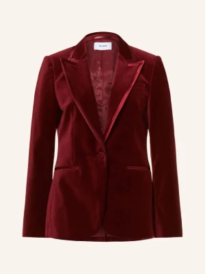 Reiss Aksamitna Marynarka Wren rot CIEMNOCZERWONY
