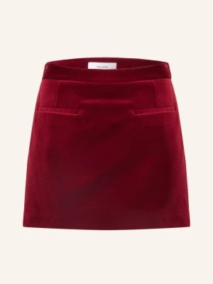 Reiss Aksamitna Spódnica Wren rot CIEMNOCZERWONY