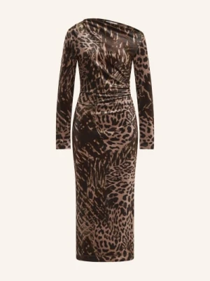 Reiss Aksamitna Sukienka Briana schwarz