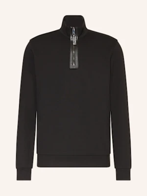 Reiss Bluza Dresowa Typu Troyer Hale schwarz