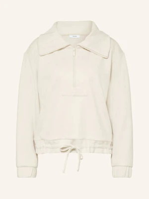 Reiss Bluza Dresowa Typu Troyer Layla weiss KREMOWY