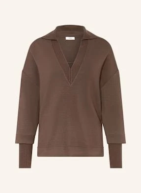 Reiss Bluza Nierozpinana Bernie Z Mieszanki Materiałów braun