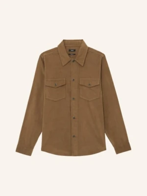 Reiss Bluza Z Grubej Dzianiny Kai braun