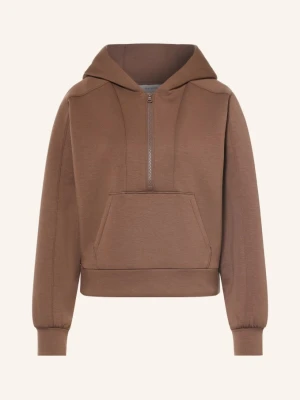 Reiss Bluza Z Kapturem Lockie braun CIEMNOBRĄZOWY