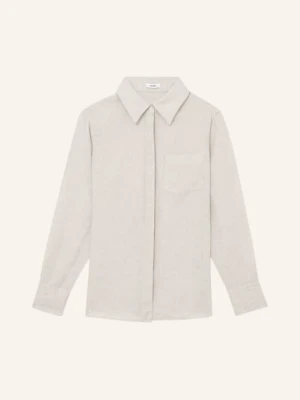 Reiss Bluzka Belle Z Lnu beige