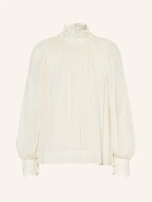 Reiss Bluzka Czara Z Koronką weiss