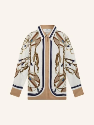 Reiss Bluzka Koszulowa Ellis braun