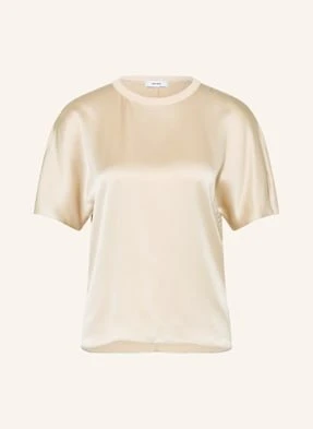 Reiss Bluzka Lena Z Jedwabiu beige