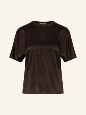 Reiss Bluzka Lena Z Jedwabiu braun