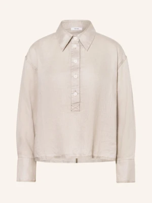 Reiss Bluzka Nina Z Lnu beige