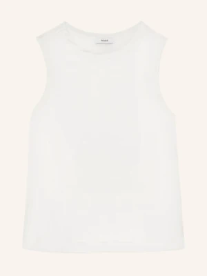 Reiss Bluzka Rian Z Mieszanki Materiałów Z Jedwabiem weiss