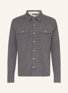 Reiss Bluzka Z Dzianiny Ledger Comfort Fit grau