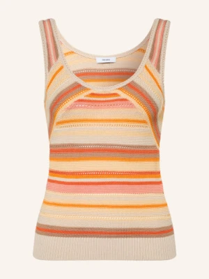 Reiss Bluzka Z Dzianiny Miriam beige