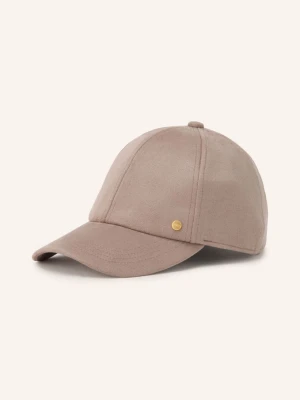 Reiss Czapka Nicky W Stylu Skórzanym beige