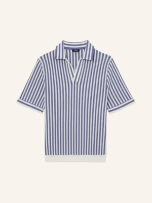 Reiss Dzianinowa Koszulka Polo Alba blau