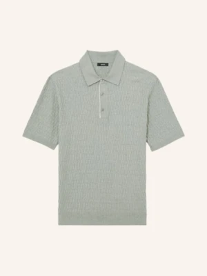Reiss Dzianinowa Koszulka Polo Era gruen