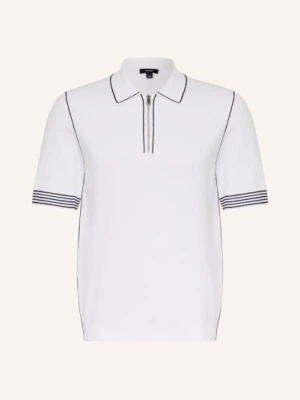 Reiss Dzianinowa Koszulka Polo Mason weiss