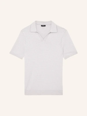 Reiss Dzianinowa Koszulka Polo Redbury grau