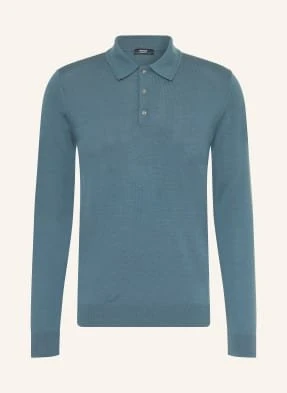 Reiss Dzianinowa Koszulka Polo Trafford blau