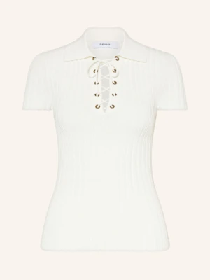 Reiss Dzianinowa Koszulka Poppy weiss