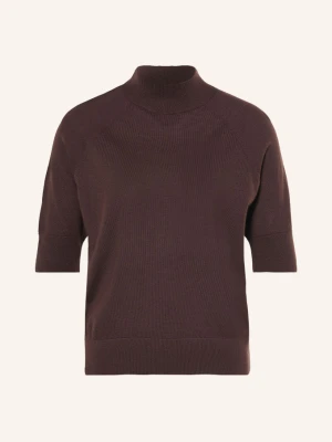 Reiss Dzianinowa Koszulka Sienna rot CIEMNOCZERWONY