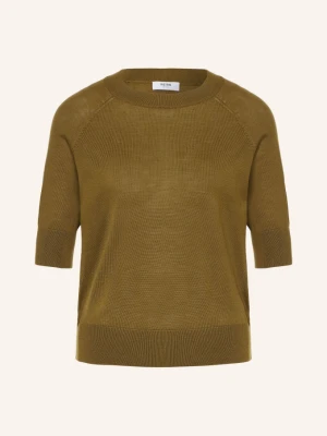 Reiss Dzianinowa Koszulka Suzzie Z Wełny Merynosowej gruen KHAKI