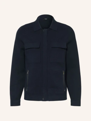 Reiss Dzianinowa Kurtka Fleetwood blau GRANATOWY