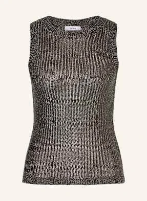 Reiss Dzianinowy Top Z Błyszczącą Przędzą grau