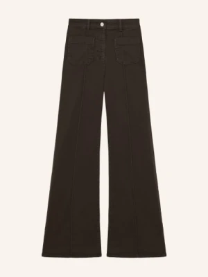 Reiss Dżinsy Z Rozszerzanymi Nogawkami Sakura braun